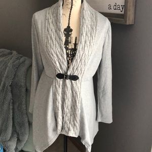 Hankerchief Hem Cardigan